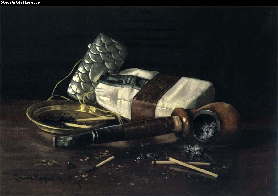 Hirst, Claude Raguet Still Life with Pipe and Tobacco